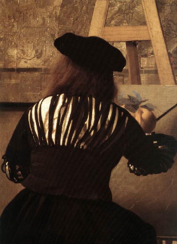 The Art of Painting (detail) eqt, VERMEER VAN DELFT, Jan